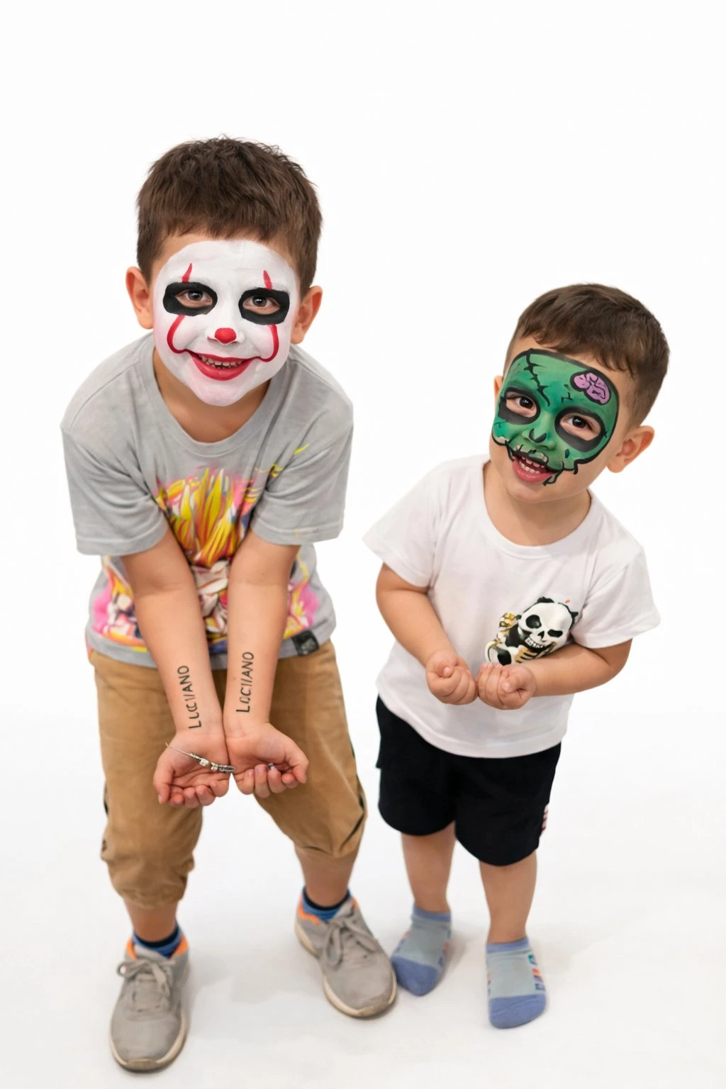 Maquillaje de payaso terror y zombie verde
